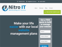 Tablet Screenshot of nitro-it.com.au